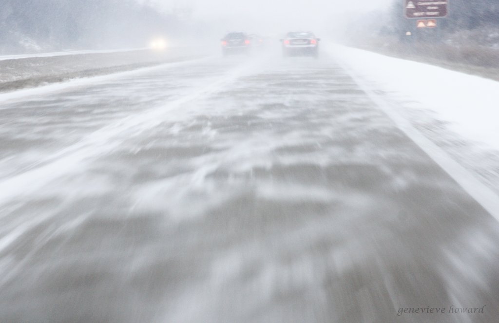 snow swirl highway